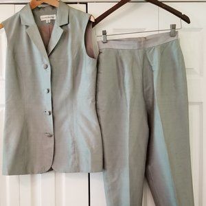 Raw Silk Pant Suit